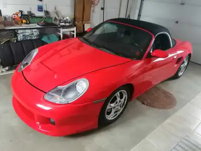 Cash sale only. Runs, drives and stops great. Extra set of wheels. Lowest Price Boxster around that...