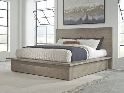 Brand New Langford King Size Bedframe on Sale for $899 Regular $1699 Discontinued Clearance Only 2 L...