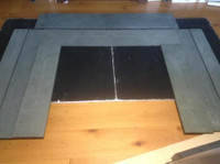 Antique Green Slate Fireplace Surround & Mantle - make an offer