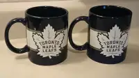 NHL Toronto Maple Leafs Cobalt Blue 11oz. Stripe Ceramic Mugs