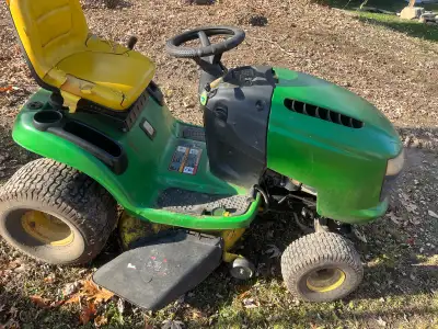John deer lawnmower and snowblower. Runs and operates as it should New starter last spring Asking $1...