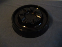 VINTAGE HEAVY GLASS ASHTRAY-AMBER/BROWN-1960'S-COLLECTIBLE!