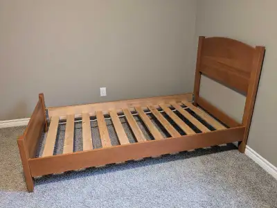 Twin Bed Frame with Slatted Base (from Home Hardware Furniture), View more