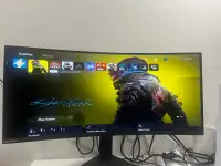 34 inch ultra wide gaming monitor 144 Hz, (3440x1440)