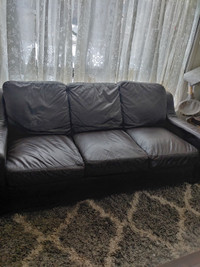 3 Sofa en cuir / 3 Leather couches