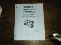 Kohler 340-2AS, 440 Snowmobile 2 Cycle Engine Service Manual