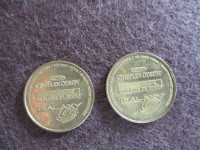 2 X Jetons (token) Cineplex Odeon Famous Players - Galaxy