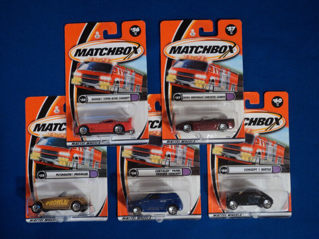 MATCHBOX WHEELED ENVY SERIES OF 5 in Arts & Collectibles in Cowichan Valley / Duncan