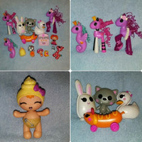 15 LALALOOPSY Doll Figures Pets Food Accessories Toy LOT