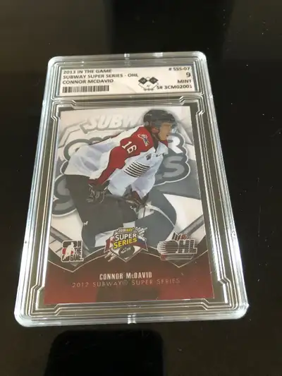 Connor Mcdavid Subway series rookie card 2013 graded mint 9, View more