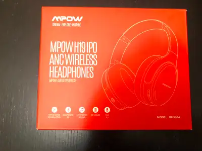 New MPOW H19 IPO ANC Wireless Headphones (BH388A), View more