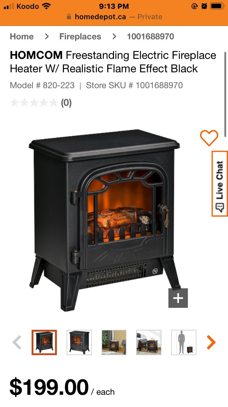 Sylvania electric fireplace / space heater | Fireplace u0026 Firewood |  Oakville / Halton Region | Kijiji
