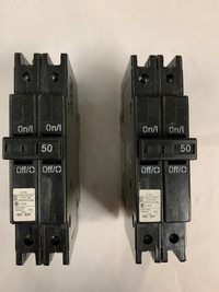 Eaton Cutler Hammer QCF2050 50 AMP Circuit Breakers