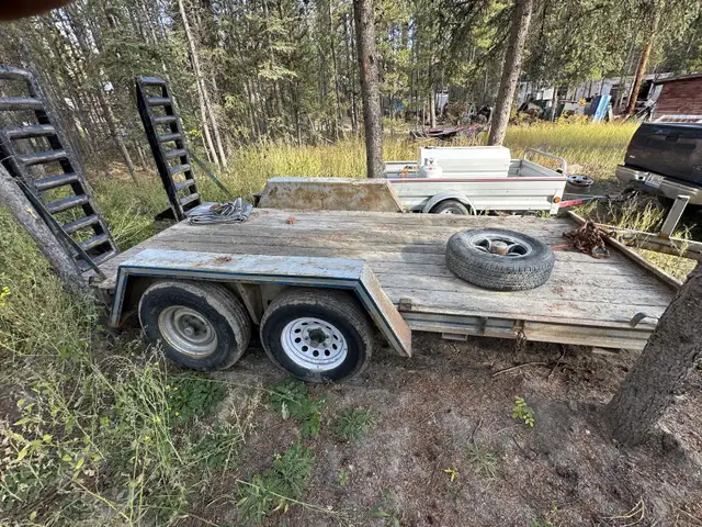 14 foot deck trailer in Cargo & Utility Trailers in Whitehorse - Image 4