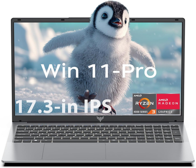 BRAND NEW Laptop AMD Ryzen 3 4300U 17.3-in 16GB DDR4 512GB SSD, View more