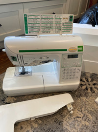 Baby Lock Elizabeth sewing machine with custom extension table