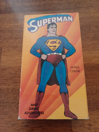 1986 Superman and Great Adventures VHS
