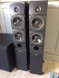MINT Energy eXL 25 Tower speakers, black