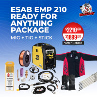 ESAB EMP 210 Multi Process Welder MIG TIG Stick DEAL