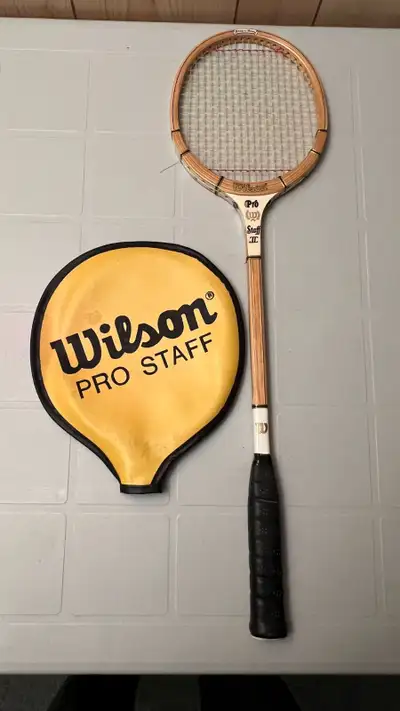 Wilson Pro Staff II - Vintage Wood Super Pro Squash Racquet, View more