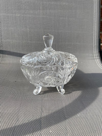 Crystal Candy dish / bonbonnière en cristal