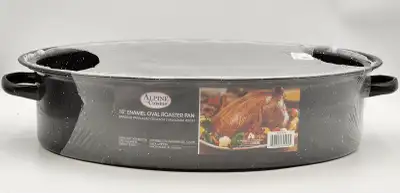 Alpine Cuisine 18' Oval Roaster Pan - New in Package!! - See mor, View more