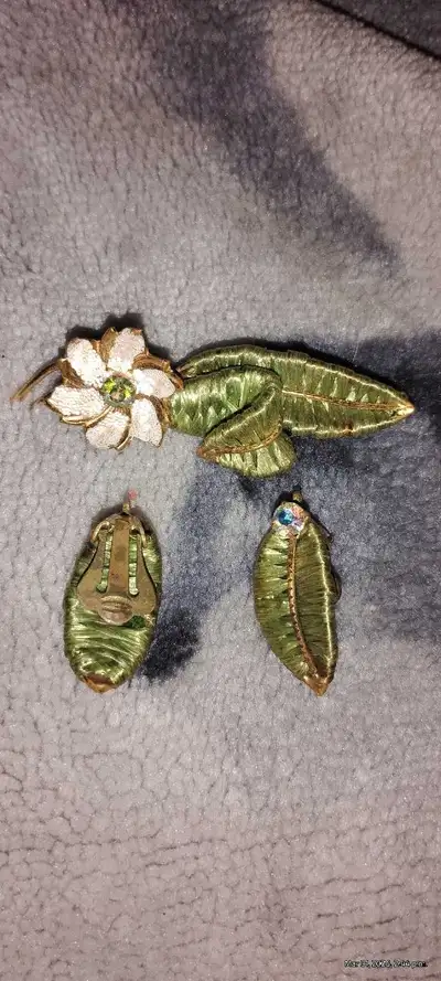 Brooch and Clip-on Set, View more