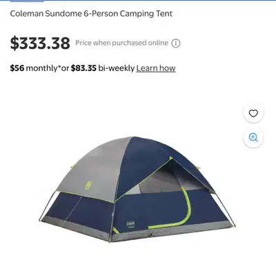 Coleman Elite Sundome 6-Person Tent, View more