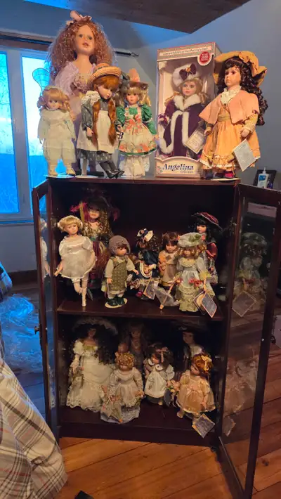 Porcelain doll collection, View more