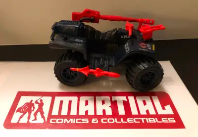 1985 G.I. Joe Cobra Ferret. Complete. In good condition, although the seat doesn’t stay on very well...