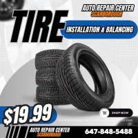 TIRE CHANGE - TIRE INSTALLATION - 647-848-5488 - CALL TODAY!