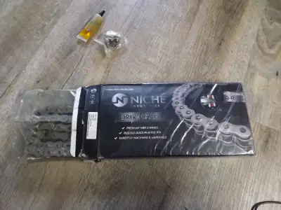 *BRAND NEW* NICHE 630 Drive Chain 96 Links O-Ring With Connecting Master Link + oil for Motorcycle A...