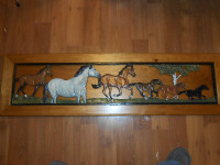 Wooden Horse Art Piece