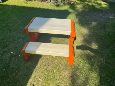 Kids plastic picnic table, View more