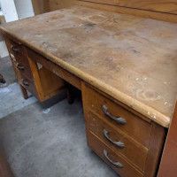 Vintage Wood Desk