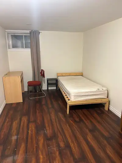 Large basement room , house located on little Portugal . It’s very convenient location two bus lines...