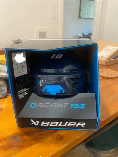 Bauer Reakt 155 Helmet NAVY BLUE x Intermediate Medium, View more