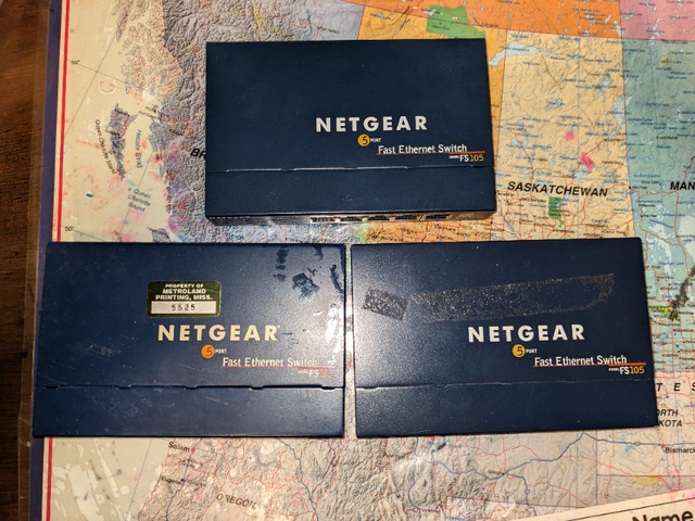 Netgear 5 Port FS105 Fast Ethernet Switch, Network Switch in Networking in Mississauga / Peel Region