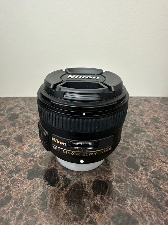 Nikon 50mm portrait lens in Cameras & Camcorders in Red Deer