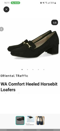 Navy Comfort Horsebelt Heels