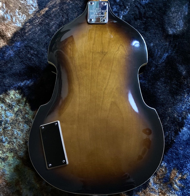 1970's Aria (Matsumoku) Semi Hollow Violin Bass Made in Japan
