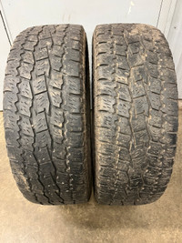 Pair of LT275/65R20 truck tires. 275 65 20