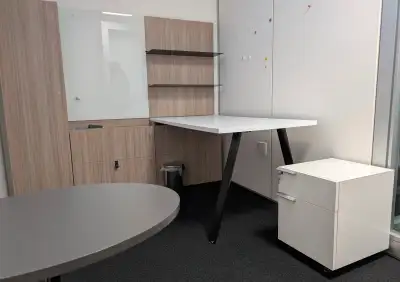 L Shape Slim Desk, View more