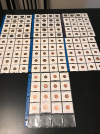 Complete Canadian Pennies Collection (1858 - 2012)