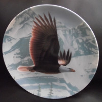 Bradex Collectors Plate The Bald Eagle THE MAJESTIC BIRDS