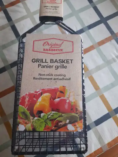 BBQ grill basket---New, View more