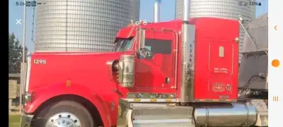2009 W900L Kenworth ISX Cummins Fully Deleted 18 Speed 46 Rears 391 Ratio New Radiator Michelin Tire...