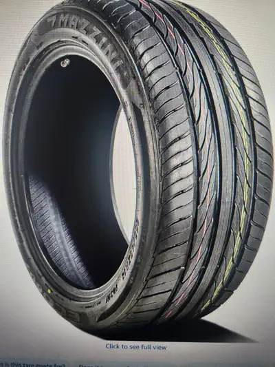 Brand new, never used all-season tire for sale. Size is 195/50R16. Tire diameter is 25.5 inches.