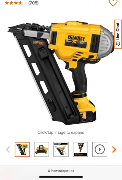 Dewalt framing nailer no battery no charger, View more