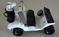 Novelty Collectors Miniature Golf Buggy - Cart Desktop Clock